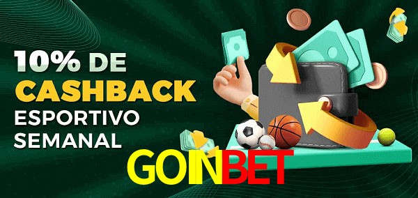 10% de bônus de cashback na GOINBET